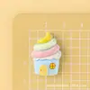 Acessórios de Resina DIY Desenho Animado, Pingentes Fofos Realistas de Parque de Diversões, Presilhas de Cabelo Criativas com Cola de Chantilly, Decorações para Capa de Celular