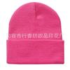 Venta directa de fábrica comercio exterior gorro de punto con pestaña acrílica gorro de punto con placa de luz