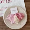 Diadema Amplia Hueca Sin Costuras de Alta Elasticidad Goma para el Cabello Dulce Goma Elástica Goma para el Cabello de Mujer Niños Estuche de Cuero Duradero Verano