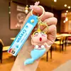 Llavero con colgante de helado con forma de animal, bonito llavero de coche, bonito colgante para bolso de pareja, venta al por mayor