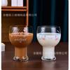Estilo Ins Dibujo Animado Lindo Vaso de Vidrio para Leche Femenino Lindo Vaso para Jugos Vaso para Bebidas Frías Vaso de Cerveza para el Hogar
