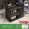 Mesa de Chá Pequena Móvel para Casa Mesa de Chá Madeira Maciça Carrinho de Chá Chaleira de Água Armário de Chá Integrado com Rodas Mesa Lateral de Chá Bandeja de Chá Kung Fu