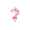Fuente de joyería otoño e invierno nuevo chapado en plata piedra de hibisco doce signos del zodíaco chapado en oro rosa regalo de Navidad outlet de fábrica