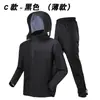 Impermeable Personalizado para Motociclistas Repartidores, Impermeable a Prueba de Lluvia y Pantalones de Lluvia para Hombres, Impermeable Impermeable para Pesca al Aire Libre
