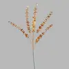 Serie de Flores Artificiales Doradas Cuidadosamente Seleccionadas: Eucalipto, Flores Pequeñas en Forma de Abanico, Hortensias, Orquídeas Phalaenopsis, Decoraciones de Cubo de la Fortuna para Año Nuevo y Festival de Primavera
