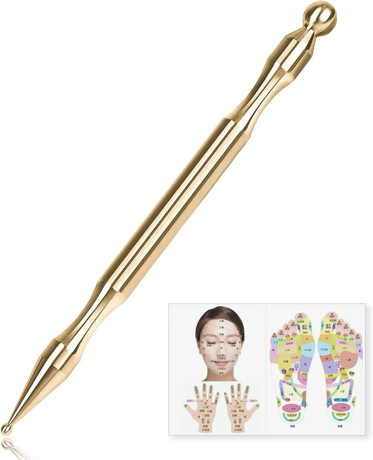 T款黄铜按摩棒