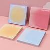 Notas Post-it degradadas para cuenta de mano estilo Wind, papel con un halo pegajoso, alto valor de color, se pueden arrancar para pegar, papelería para estudiantes, libreta de notas