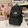 Mochila Personalizada Estilo Girly para Niñas, Mochila de Dibujos Animados de Niña con Estrellitas, Set de Dos Piezas de Gran Capacidad para Estudiante