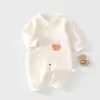 Mameluco de mariposa para recién nacido, mameluco cálido para bebé, mameluco acolchado de otoño e invierno para bebé, traje para gatear, ropa interior para recién nacido