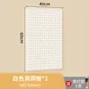 Estante de Almacenamiento con Tablero Perforado para Cocina para Condimentos, Organizador de Cuchillos y Platos Montado en Pared con Agujeros Redondos sin Taladro, Accesorios para Tablero Perforado de Pared