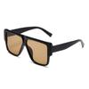 Gafas de sol de moda con montura cuadrada europea y americana, adelgazantes para la cara, para lluvia, protección solar para exteriores, gafas de sol del mismo estilo