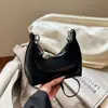 Bolso de Mujer 2025 Otoño Nuevo Estilo Bolso de Hombro Único Cruzado Textura Retro Nicho Francés Bolso de Axila Simple Elegante