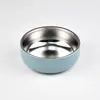 Novo prato de aço inoxidável 304 para crianças aprendendo a comer, prato de alimentação de silicone, anti-queimaduras, prato redondo especial para bebês, louças infantis