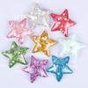 Pó glitter estrela de cinco pontas cola creme acessórios material DIY feito à mão cola gota capa de celular estrela desenho animado acessórios de resina