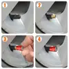 Tapa de Válvula de Neumático de Coche, Cubierta Protectora a Prueba de Polvo para Válvula de Neumático de Motocicleta Eléctrica, Tapa de Válvula Universal, Múltiples Logos de Coche Disponibles