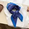 Bufanda Cuadrada Pequeña de Algodón Puro Floral de Primavera y Verano para Viaje Bufanda de Seda Estampada para Mujer Chal Protección Solar Bufanda Decorativa para el Cuello Pañuelo para la Cabeza Nuevo