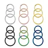 Anillo de punción multiusos retorcido Acero inoxidable europeo y americano Uña de ceja Uña de nariz Perforación de cuerpo humano Uña de labio Uña de hueso de oreja Joyería al por mayor