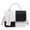 Estilo Coreano Color de Contraste Portátil Pequeña Bolsa para Mujer Verano Nueva Moda Retro Cuadrada Pequeña Texturizada Casual para Viajes Cotidianos Bolso de Hombro