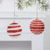 Venda Quente Transfronteiriça Bola de Espuma Pintada DIY Criativa de Natal Árvore de Natal 8cm com Fio Lantejoula Decoração de Espuma Bola de Natal