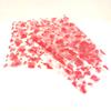 Bolsa transparente de boca plana com coração vermelho, boneca espessada, bolsa dourada Yuanbao, embalagem, bolsa de presente, brinquedo de pelúcia, impressão