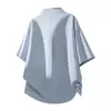 Camisa de Verano de Manga Corta 6675 con Cuello de Solapa, Camisa Versátil Simple y Elegante, Tallas M-4XL, Disponible en Negro, Verde Militar y Azul Glaciar