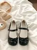 Zapatos Mary Jane Estilo Japonés Más Vendidos para Mujer Otoño 2026 Nuevo Estilo Lazo Lindos Zapatos Jane Planos Punta Redonda Zapatos Pequeños de Cuero