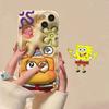 Bob Esponja Patricio para iPhone14 Apple 13Promax expansión 3D funda para teléfono 12 linda 11 suave