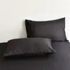 Fundas de almohada de lijado de color sólido al por mayor de fábrica, fundas de almohada individuales y dobles transfronterizas, fundas de almohada lisas transfronterizas al por mayor