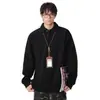 Ropa para Hombre Maple House / Nueva Colección Otoño: Sudadera Retro de Retazos Estilo Japonés Holgada para Hombre, Estilo Casual de Pareja