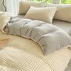 Juego de Ropa de Cama Cuatro Piezas Estilo Japonés Fuji Cuadros Rayas Simples Algodón Nube Lavado Estudiante Funda Nórdica Tres Piezas Bolsa de Cama