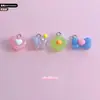 Senhorita criativo base laço amor cinco pontas estrela flor diy resina joias acessórios grampo de cabelo joias decoração