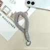 Cordón de Felpa Colorido para Teléfono de Otoño e Invierno, Llavero de Muñeca Corto a la Moda, Correa Anticaída para Botellas de Agua y Accesorios de Bolsa
