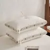 Atacado do Fabricante Cross-Border Travesseiro de Fibra de Bambu Lavável para Spa, Hotel, Uso Doméstico, Travesseiro para Dormitório de Estudante, Núcleo de Travesseiro para Proteção da Coluna Cervical