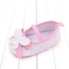 Sapatos Novos de Bebê para Primavera e Outono Sapatos de Princesa com Laço Bebê Menina de 0-1 Ano Sapatos para Bebê e Criança Pequena BM2347