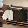 Pantalones Casuales Finos de Estilo Retro Coreano para Niños Niñas Color Sólido Pantalones Machete Pantalones Versátiles para Bebé Otoño