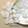 Em estoque Fritillaria Natural Sinal Borboleta Negra Oval Quadrado Fivela de Concha Concha de Água Doce Fivela Decorativa DIY Gravação