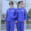 Traje de Ropa de Trabajo de Manga Larga para Hombre con Tiras Reflectantes Delanteras y Traseras, Resistente al Desgaste y a la Suciedad, Taller de Fábrica Capacitación de Reparación Automotriz Ropa de Seguro Laboral de Primavera y Otoño
