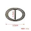 Hebilla de Nudo para Ropa Fija Artefacto Cintura Broche de Perla Metal Perla Hebilla para Prenda Hebilla para Toalla de Seda Aleación Hebilla Decorativa