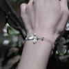 Pulsera de Mariposa Estilo Hada para Mujer con Diseño de Cadena de Doble Capa, Joyería de Nicho Simple de Moda Exquisita y Hermosa