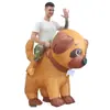 Disfraz inflable de dinosaurio personalizable traje de tiburón alienígena Halloween disfraz divertido para actuación decoración de fiesta