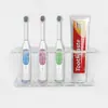 2 Piezas Estante de Almacenamiento Inteligente para Cepillo de Dientes Eléctrico con Tornillos Baño Soporte para Pasta de Dientes y Cepillo de Dientes Estante de Almacenamiento para Cepillo de Dientes para Colgar en la Pared