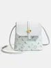 Bolso Cubo con Estampado de Gato Lindo para Mujer Transfronterizo Bolso Cruzado de Cuero Suave con Candado de Corazón y Colgante de Bola de Pelo Bolso Cruzado