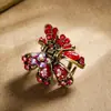 Pinza Pequeña Vintage con Pedrería Horquilla Temperamento Femenino Shifa Pinza Trasera de Cabeza tamaño pequeño Pinza Horquilla Flequillo Horquilla Pinza Superior