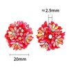 Nova Flor de Resina com Cravação de Diamantes, Argila, Contas de Bola de Diamante, Material para Pulseira DIY, Caneta com Contas, Acessórios de Joias, Venda por Atacado