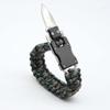 Pulsera Cuchillo Transformers Multifuncional Cuerda de Paraguas de Siete Núcleos Trenzada Cuerda de Mano para Exteriores Hebilla de Cuchillo de Acero Inoxidable Pulsera de Mano para Llevar