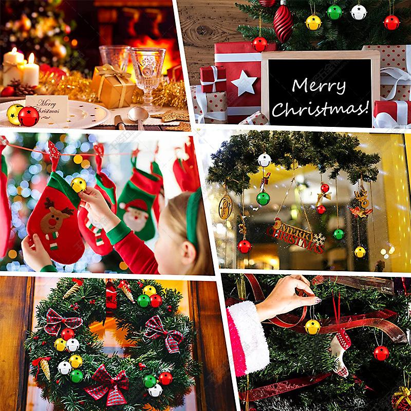 电镀彩色40mm三星铃06