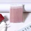 Pincel de Lábios de Cristal em estoque Atacado Flocking Lip Brush Stick Feminino Portátil Cristal Transparente Haste Brilho Labial Lip Glaze Sizzle Brush Head