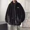 Outono e inverno lã de cordeiro casaco acolchoado de algodão masculino casaco de veludo acolchoado acolchoado de algodão solto meninos coreano moderno inverno casaco acolchoado