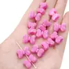 Lazo Acrílico Cuatro Vías Cuentas Sueltas Hecho a Mano DIY Cadena para Teléfono Collar Colgantes Adornos Accesorios de Joyería con Cuentas
