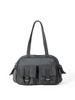 2024 Nuevo bolso de hombro estilo Harajuku japonés y coreano Moda de clase para estudiantes universitarios Bolso tote de nailon con múltiples bolsillos y gran capacidad
